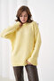Women's Crew Neck Bürümcük Soft-Textured Oversized Knitwear Sweater - 4