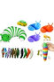 Assorted Color Fidget Slug Toy - 3pcs Sensory Fidget for Kids & Adults - 7