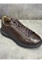 Handmade Genuine Leather Casual Shoes with Vibration and Massage Sole Feature