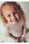 Beige Girls' Turtleneck Sweater 4001 - 2
