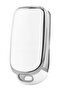 Fiat Egea Sustalı 3 Button Nano Key Case White-Silver - 4