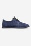 Denora Navy Blue Suede Genuine Leather Women's Casual Shoes - 6