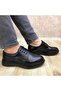 Black Thick Sole Men's Classic Shoes – Lace-Up, Orthopedic, and Suitable for Everyday Use - 3