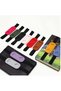 Heart-Shaped Elastic Band Faux Leather Pen Holder Notebook Agenda Accessory Office Material - 2