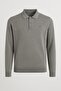Regular Polo Neck Buttoned Men's Knitwear - 7422