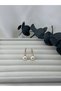 İnci Model Full Stone Sparkling Women's Earrings-Rose Gold - 2