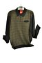 Super Battal Polo Neck Knitwear Sweater