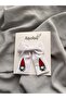 New Year's Themed Dwarf Embroidered Bow Children's Buckle - 3
