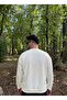 Men's Oversized Crew Neck Wide Cut Sweatshirt - 3