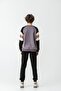 Long Beach Printed Top Sweat Sleeves Paneled Boys Bottom Top Tracksuit Set - 6