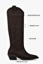 Women's Kailey Brown Suede Cowboy Boots - 3