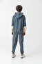 Los Angels Athletic Printed Hooded Boys' Kangaroo Pocket Bottom Top Tracksuit Set - 7