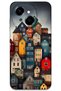 Tecno Spark Go 1 2025 Case Hd Pattern Printed Back Cover - Colorful Houses