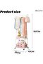 Clothes Rack 2-Tier Rolling Garment Rack (White) - 2
