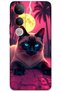 Vivo V50 Lite 4g Case Hd Pattern Printed Back Cover - Tense Cat