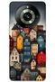Realme 11 Pro Plus Case Hd Pattern Printed Back Cover - Colorful Houses