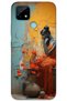 Realme C25 Case Hd Pattern Printed Back Cover - Lonely Woman