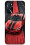 Oppo A16 Case Hd Pattern Printed Back Cover - Red Bw