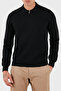 100% Wool Regular Fit Half Zip Polo Neck Sweater Men's Polo Neck Sweater 55125 14290 0 - 4