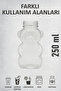 10-Pack Teddy Bear Bottle – Fun Kids Juice Bottle for School and Picnic 250 ml Bpa Free - 6