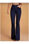 Alice Dark Blue High Waist Flared Casual Flare Jean - 2