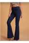 Alice Dark Blue High Waist Flared Casual Flare Jean