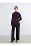 Lcw Modest Stand Collar Oversize Women's Knitwear Tunic - 2
