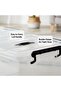 27 L x 2 Storage Box with Lockable Lid Clean Plastic Organizer - Transparent Box Storing Toys. - 5