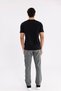 Side Zipper Pocket Knee Seam Detail Straight Leg Flexible Waist Sporty Look Sweatpants - 9