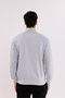 Mock Neck Full Zipper Chest Embroidery Detailed Comfortable Fit Transitional Sweatshirt with Pockets - 3