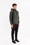 Two Piece Sports Tracksuit Set with Side Panel Detail Zippered Hooded Top and Bottom with Pockets - 6