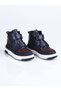 2710 Genuine Leather Boots F.-Navy Blue-Brown - 36 - 3
