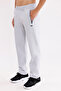Comfortable Fit Lace-Up Elastic Waist Long Length Comfortable Sports Sweatpants with Pockets - 2