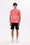 Modern Print Detailed Lightweight Jersey Fabric Comfortable Fit Crew Neck T-Shirt
