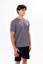 Crew Neck Stretchy Jersey Textured Comfortable Fit Anti-Sweat Soft Feel Short Sleeve T-Shirt - 4