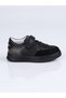 2406 Genuine Leather Sports Shoes B.-Black-Green - 25