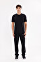 Super Cotton Soft Textured Flexible Waist Adjustable Straight Leg Sweatpants with Pockets - 5