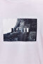 Rectangular Photo Printed Soft Textured Crew Neck Short Sleeve Relaxed Fit T-Shirt - 7