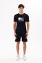 Rectangular Photo Printed Soft Textured Crew Neck Short Sleeve Relaxed Fit T-Shirt