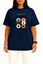 Oversized Donut Six Pack Fitness Gym Chest Design Unisex T-Shirt - 2
