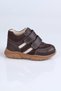 1009 Genuine Leather Boots Dark Brown - 28 - 3