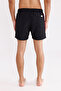 Logo Striped Detail Zippered Pocket Drawstring Elastic Waist Quick Dry Matte Surface Short Leg Sea Shoes - 3