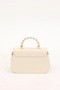 Cream Patent Leather Women's Shoulder Bag 930180 - 5
