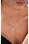 Steel Silver Color Clover Necklace, Teacher's Day, Birthday, Valentine's Day, Christmas Gift