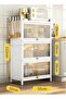 4-Tier Stackable Organizer Cabinet with Doors - 7