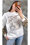 Leopard Print Sweatshirt - 4