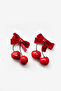 Set of 2 Girls' Buckles with Red Cherry Figures - 2