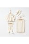 Lora Floral 5-Piece Organic Hospital Discharge Set 100% Cotton Newborn Baby Girl - 7