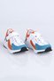 5004 Genuine Leather Sports Shoes. F.-White-Orange - 36 - 3