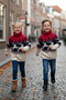 Girl/Boy Turtleneck Deer Pattern Sweater - 3